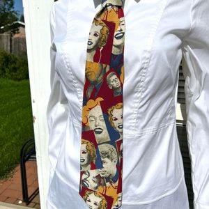 Park Lane Vintage Marilyn Monroe and The Kennedy’s Silk Tie